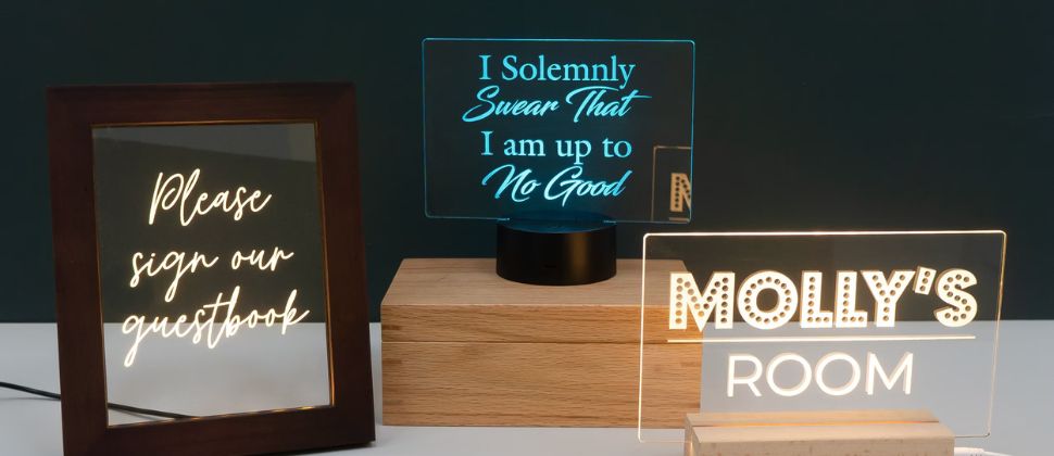 Engraved Or Printed Led Lamps